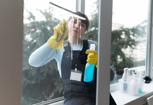 Nettoyage de vitres intérieures et extérieures à Nuillé-le-Jalais